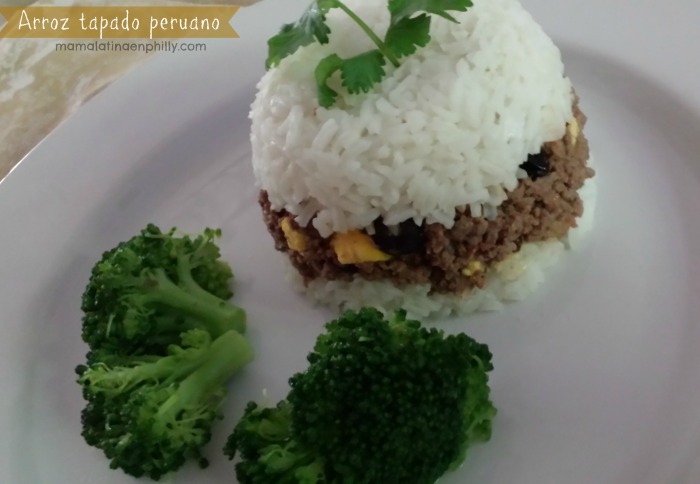 arroz tapado receta peruana