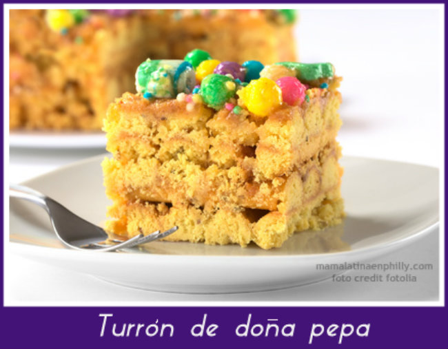 Peruvian Cake Called Turron