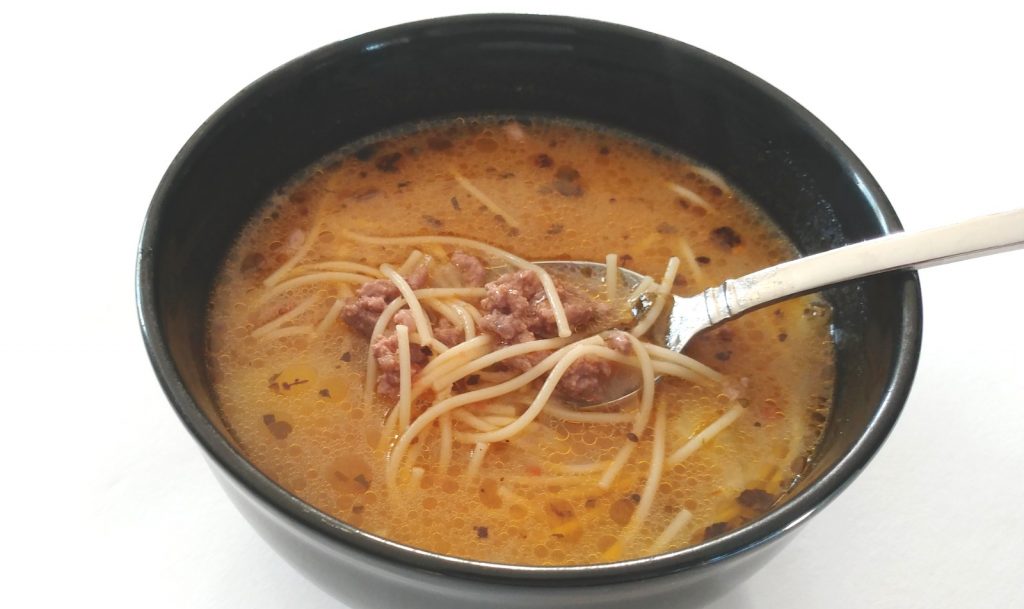 Una deliciosa sopa a la minuta al estilo peruano
