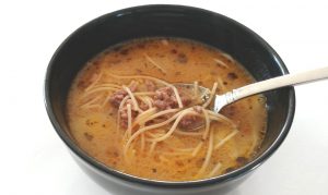 Una deliciosa sopa a la minuta al estilo peruano