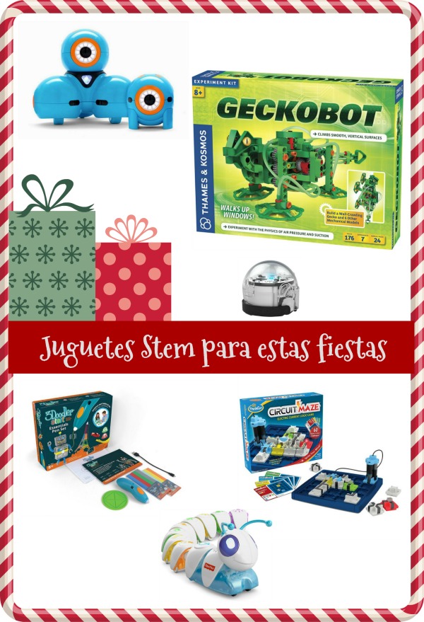 Algunas ideas para los regalos en estas fiestas. Estos juguetes STEM son una buena opción.