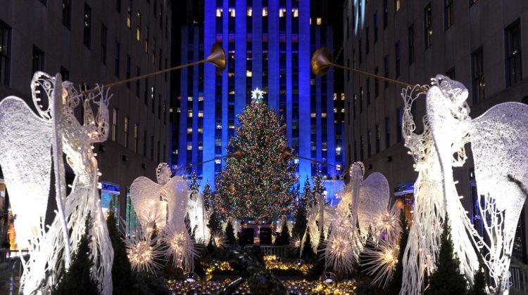 Los árboles de Navidad en Nueva York