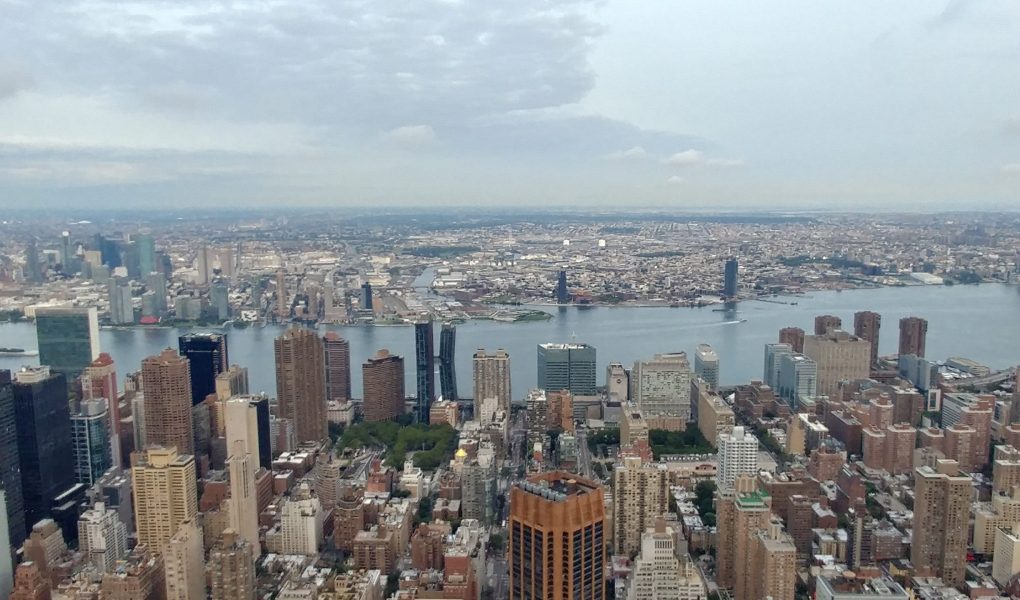 Vista del rio Hudson desde el Empire State