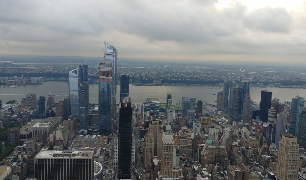 Vista del rio Hudson desde el mirador del Empire State en Nueva York
