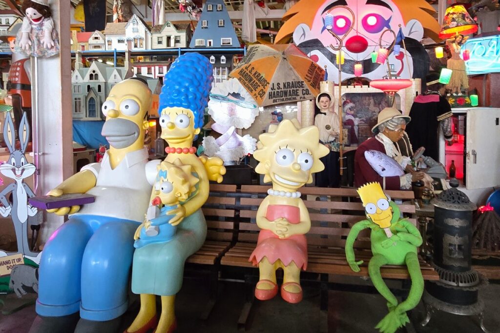 Los Simpsons en el Museo The American Treasure Tour