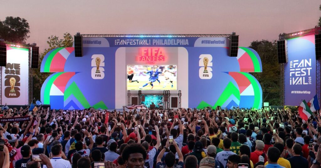 Un concierto parte de Fifa Fan Philadelphia